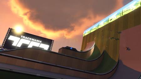 Das Streckendesign von Trackmania hat es in sich. Regelmäßig stellen euch die Pisten vor neue Herausforderungen. Das motiviert