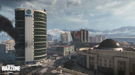 Der Downtown-Bereich von Verdansk in Call of Duty: Warzone.