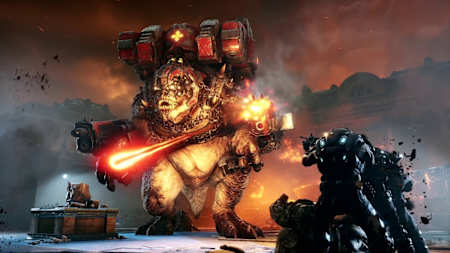 Gears of War Tactics Brumak on the rampage