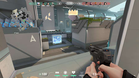 Split map in Valorant game.