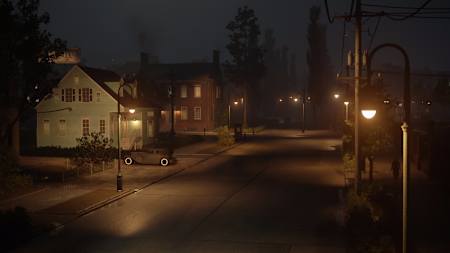 Özellikle karanlık çöktüğünde Lost Heaven enfes görünüyor