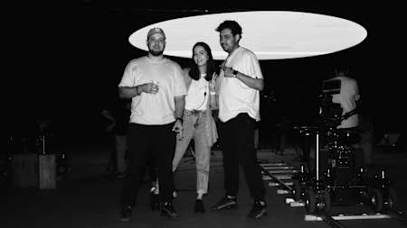 Команда OYU LIVE: Станислав Истратов, Камилла Ажибаева, Еркебулан Куришбаев