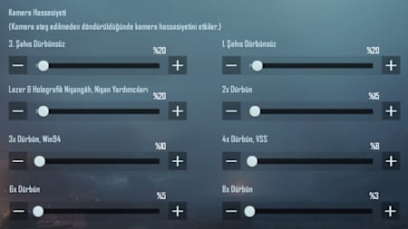 PUBG Mobile Emulator Kamera Hassasiyeti Ayarları