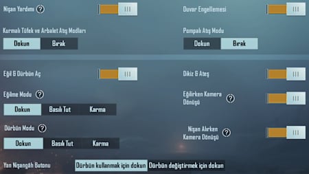 PUBG Mobile Genel Ayarlar