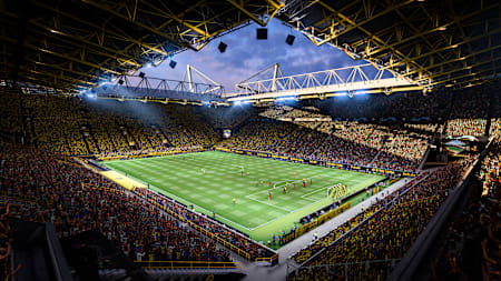 FIFA 22's recreation of stadiums like BVB pictured here is next-level