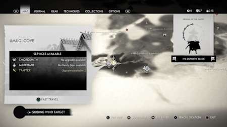 在還沒接任務前，就可以完成「小次郎的六把刀」的部分內容