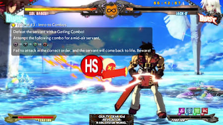 Guilty Gear has great practice options