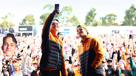 LANDO NORRIS AND OSCAR  PIASTRI