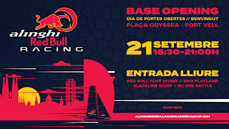 Horarios de las jornadas de puertas abiertas de Alighi Red Bull Racing