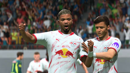 Benjamin Henrichs von RB Leipzig jubelt in FC 25.