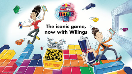 Red Bull Tetris®: The iconic game, now with Wiiings.