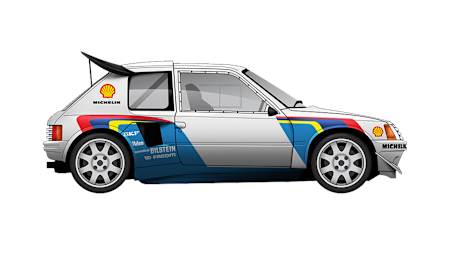 Peugeot 205 Turbo 16 E2, 1986