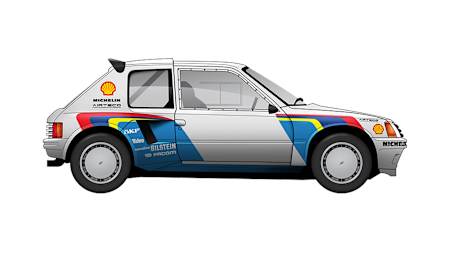 Peugeot 205 Turbo 16 E2, 1985