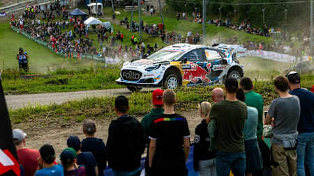 Ogier claims shock WRC victory in Finland