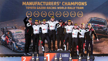 Neuville Celebrates Historic WRC Title as Toyota Takes Manufacturers' Glory in Japan