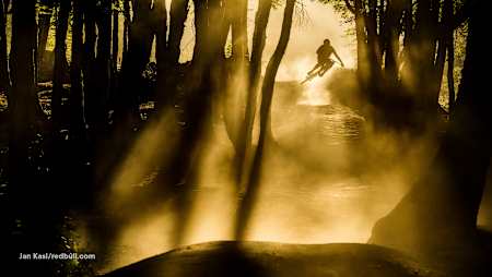 Czech Republic star Tomáš Slavík beautifully captured on February 14, 2017 at Nevados de Chillán resort in Chile