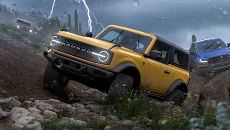 Una captura de pantalla de Forza Horizon 5 muestra el Ford Bronco de 2021. 