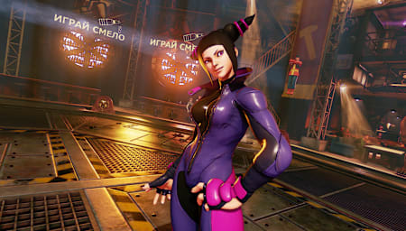 Le héros Juri dans la saison 2 du jeu Street Fighter 5 de Capcom.