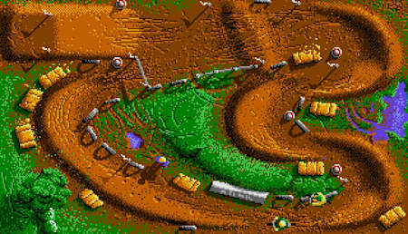 A screenshot of BMX Simulator