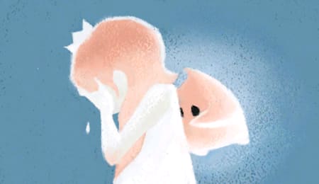 Un screenshot d'Harmonie dans le jeu de plateforme Super Mario Galaxy sur Nintendo Wii.