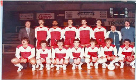 Jimmy with Coletto team in Treviso, Italy (circa 1982-83)