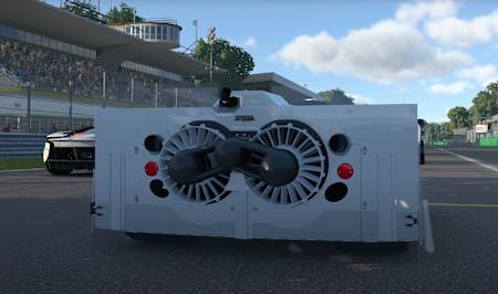 Una captura de pantalla de Gran Turismo 7 muestra el Chaparral 2J