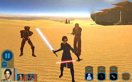 Das legendäre KotOR macht auch auf dem Smartphone eine gute Figur