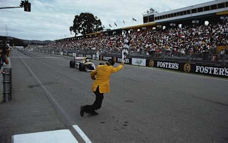 Alain Prost gagne le Grand Prix d'Australie en 1993