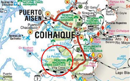 Un mapa de esta maravilla obra de arte natural