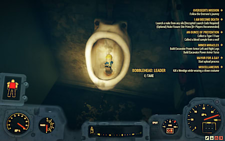 Funny place to leave it