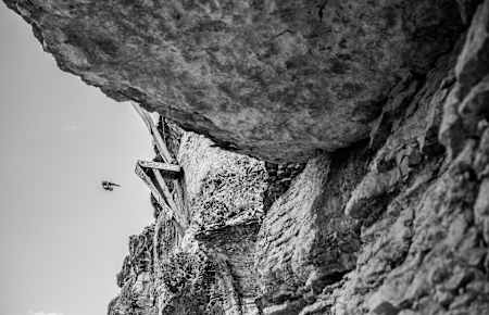 Cesilie Carlton at the Red Bull Cliff Diving event at Possum Kingdom Lake.