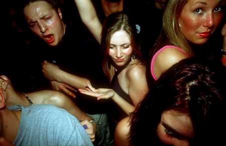 People dancing at I Kamanchi, The Academy, Bristol, 2003