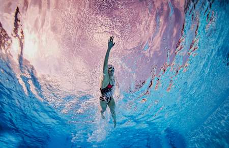 Lucy Charles-Barclay at the Ironman 70.3 World Champs in France in 2019  