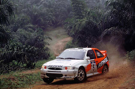 Carlos Sainz com o "novo" Escort