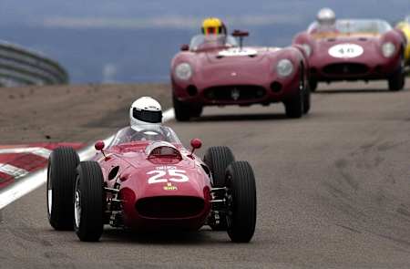 El 246, uno de los Ferrari pilotados por Mike Hawthorn.