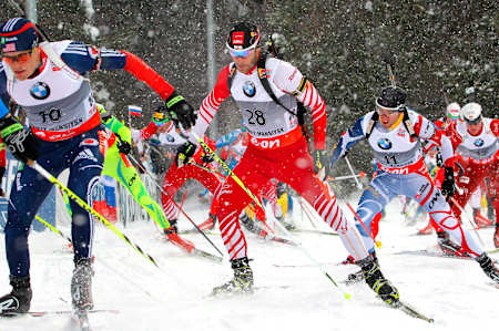 Dominik Landertinger podczas Pucharu Świata