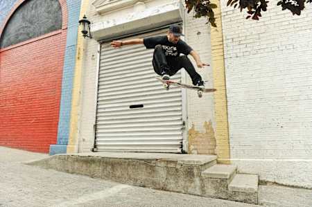 Zered Bassett skating the streets of New York.