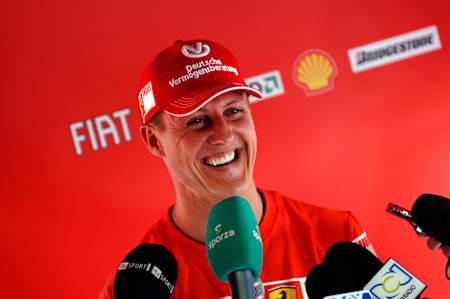 Ferrari's Michael Schumacher
