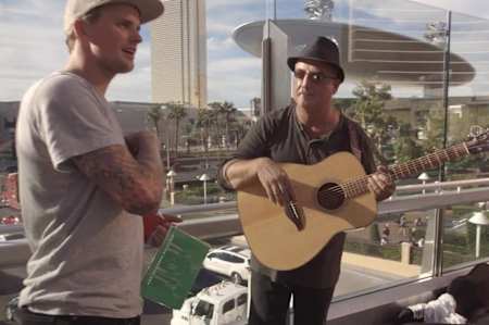 Wesley the willingly kidnapped busker