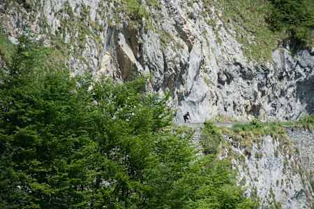 Patrick Seabase a roulé près de 13 heures en vélo fixie dans les Pyrénées.