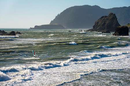 Levi Siver windsurf Pistol River Oregon USA