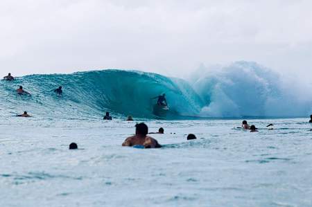 Burleigh Heads stalwart Jesse Outram representing for the home team