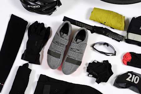 Calzado de ciclismo del fotógrafo George Marshall para la prueba Continental Race 2016.