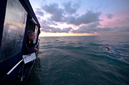 An observer keeps his eyes on Howard James