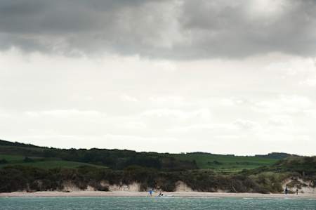 Howard James arrives successfully in France