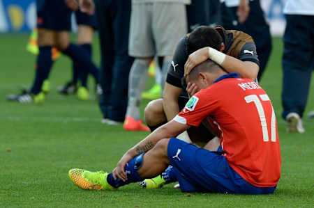 Gary llora ante la eliminación del Mundial