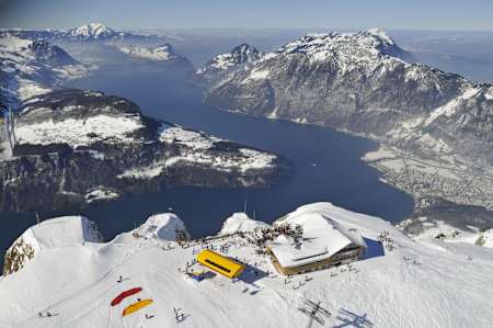 Blick vom Stoos auf den Vierwaldstättersee