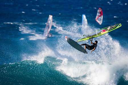 Levi Siver in action at Ho'okipa Beach Park - 2008