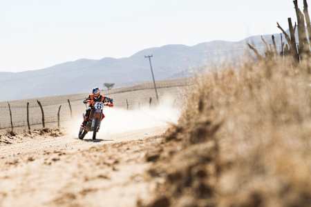 Ivan Ramirez racing in the Baja 1000 in Mexico