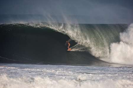 Jamie O'Brien, tief drin im Greenroom